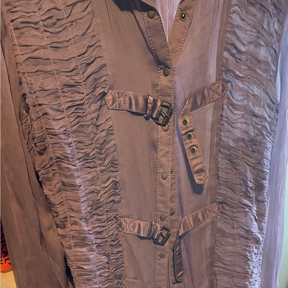 Catherine Malandrino Lavender Blouse